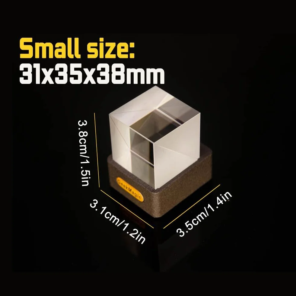 GeekMagic Mini wyświetlacz 3D z hologramem elektroniczny, kryształowy zegar WiFi, wyświetlacz kostki, konfigurowalny, pogoda w czasie rzeczywistym, zapasy, stawka, bitcoin