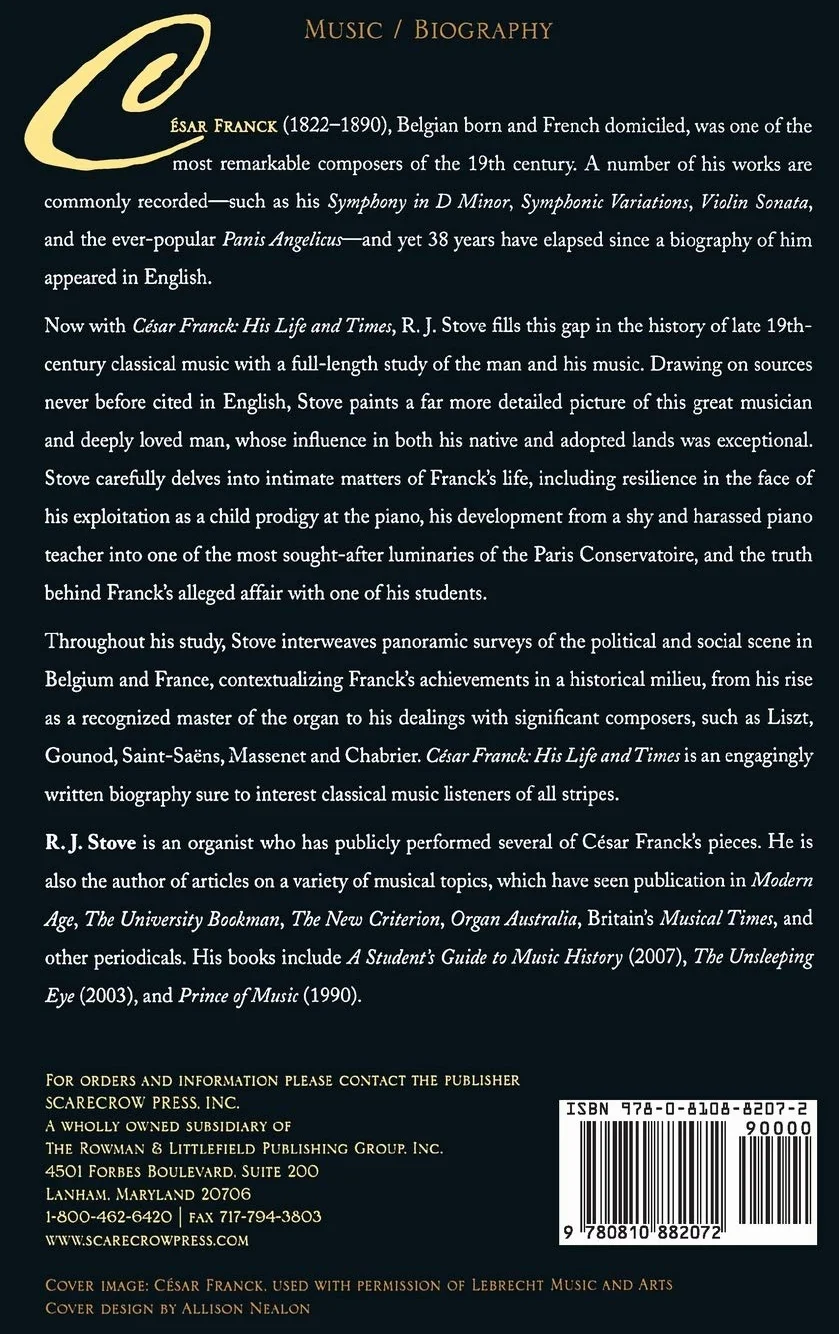 César Franck: His Life and Times