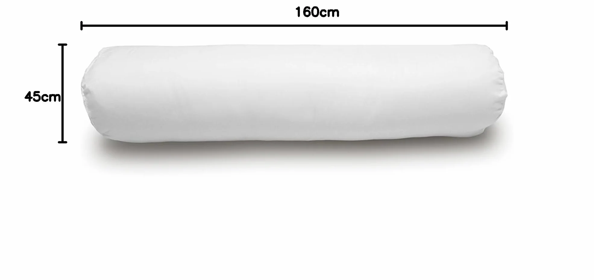 Bawełniana poszewka na poduszkę 45 x 160 cm polar Soleil d'ocre