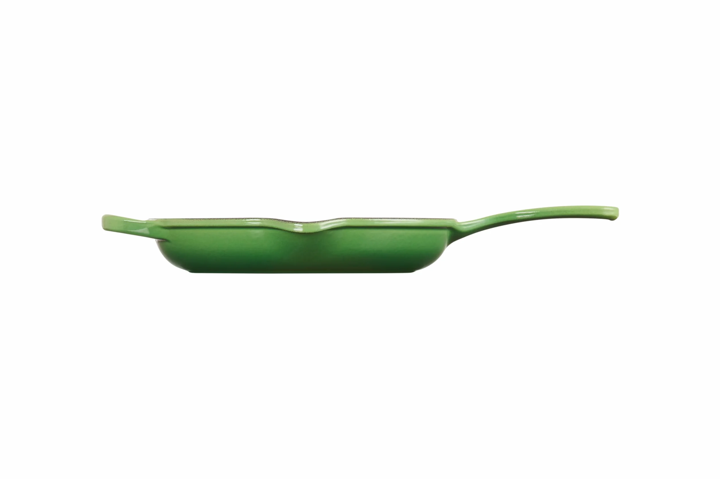 Le Creuset Signature 20182234080422 żeliwna patelnia do smażenia i serwowania, okrągła, Ø 23 cm, nadaje się do wszystkich rodzajów kuchenek łącznie z indukcyjnymi, 1,93 kg, Bamboo