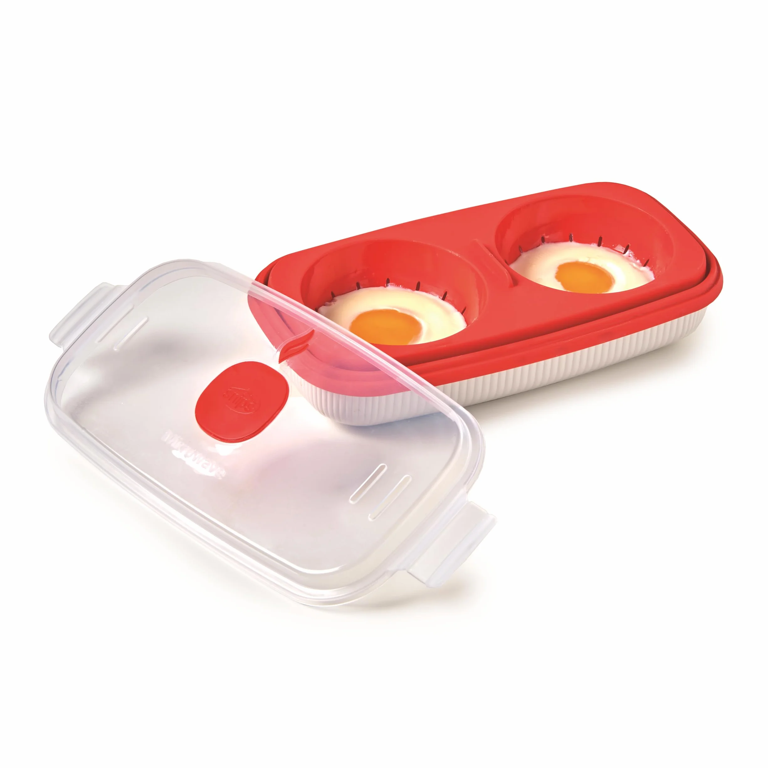 Snips | Jajka, omlet i omlet do kuchenki mikrofalowej | 0,75 l | kolor biały | Linia Tempozero | 24 x 12,5 x 6 cm | BPA Free | Made in Italy