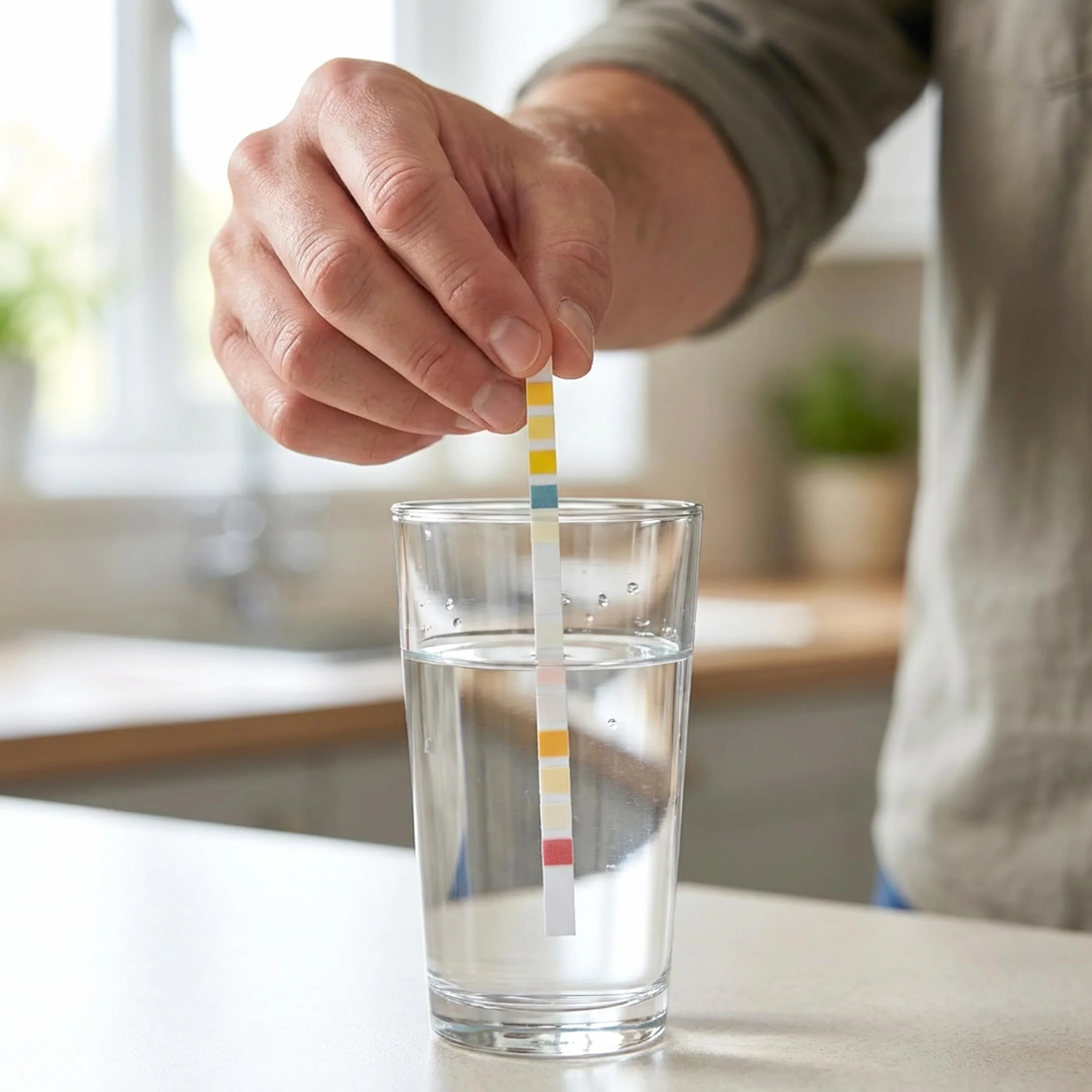 Vaily Tester wody pitnej 16 w 1, zestaw 25 sztuk – tester wody do wody pitnej – test wody pitnej do domu, twardości wody itp.
