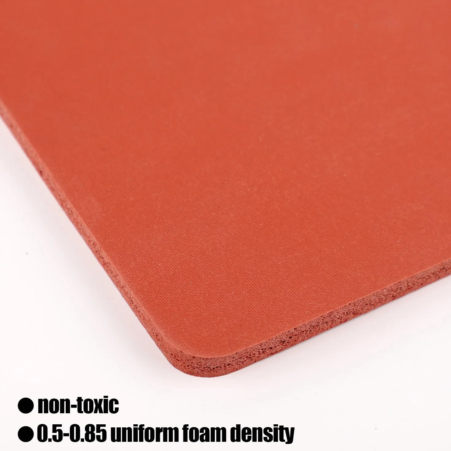 Mata Silikonowa do Prasowania na Goraco 38x38cm, Zaroodporna Podkladka Silikonowa do Prasy na Goraco Grubosc 0,8cm Dwustronna Ognioodporna do Prasowania Termotransferowego