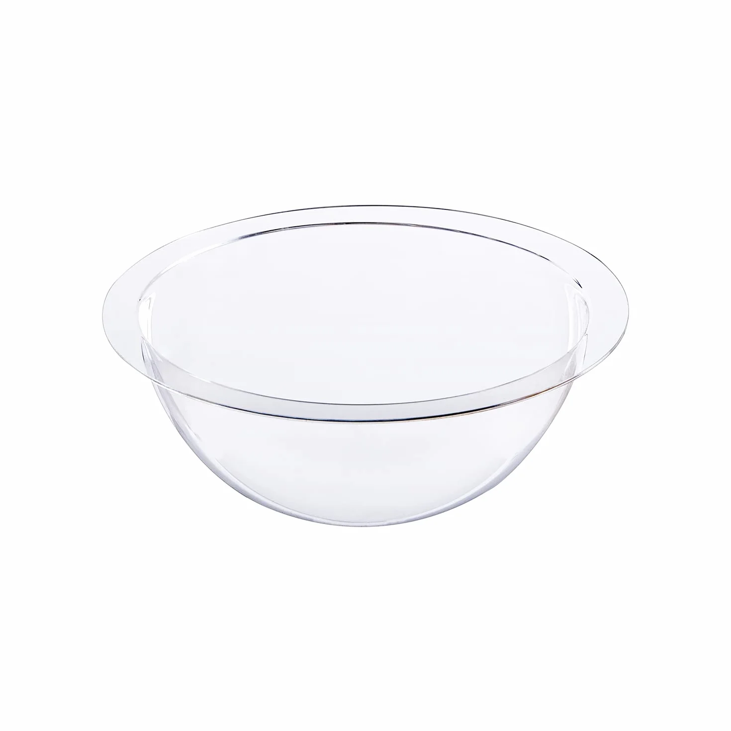 HMF Półkula akrylowa z kołnierzem, kopuła akrylowa DIY | Ø 20 cm | Przezroczysta