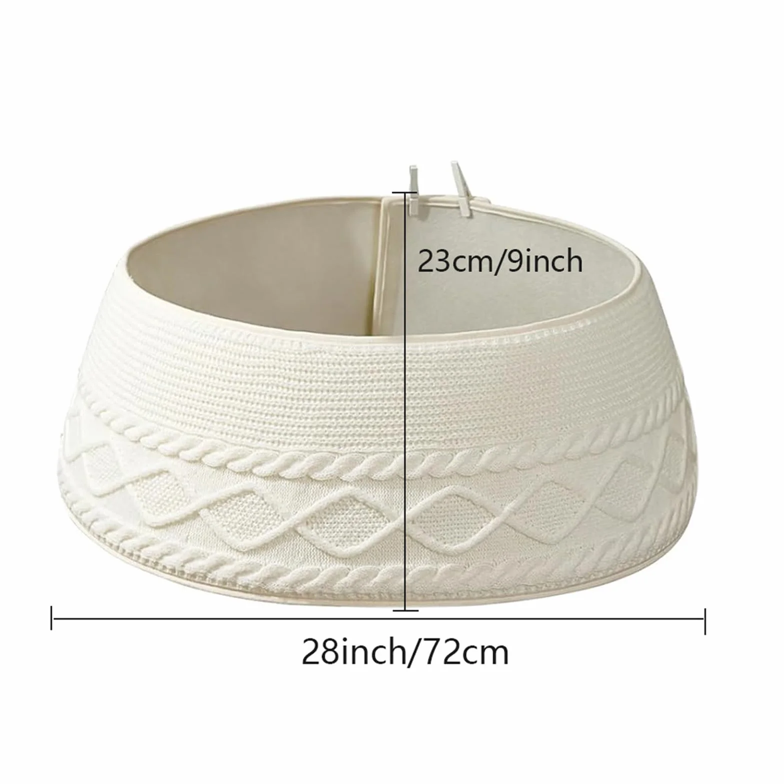 Spódnica pod choink?, 72 x 23 cm, os?ona stojak choink? do mieszkania, salonu, sypialni