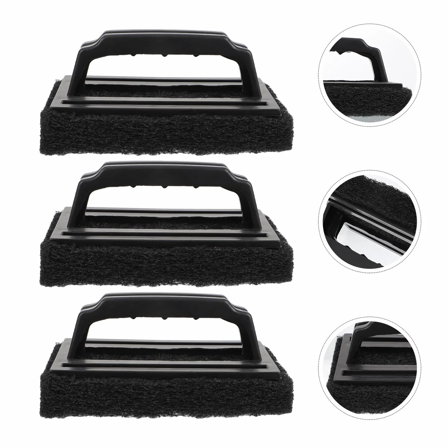Toddmomy Zestaw Szczotek do Grilla Essential Grill 3pcs Gąbka do Grilla Ręczna Szczotka do Czyszczenia na Zewnątrz