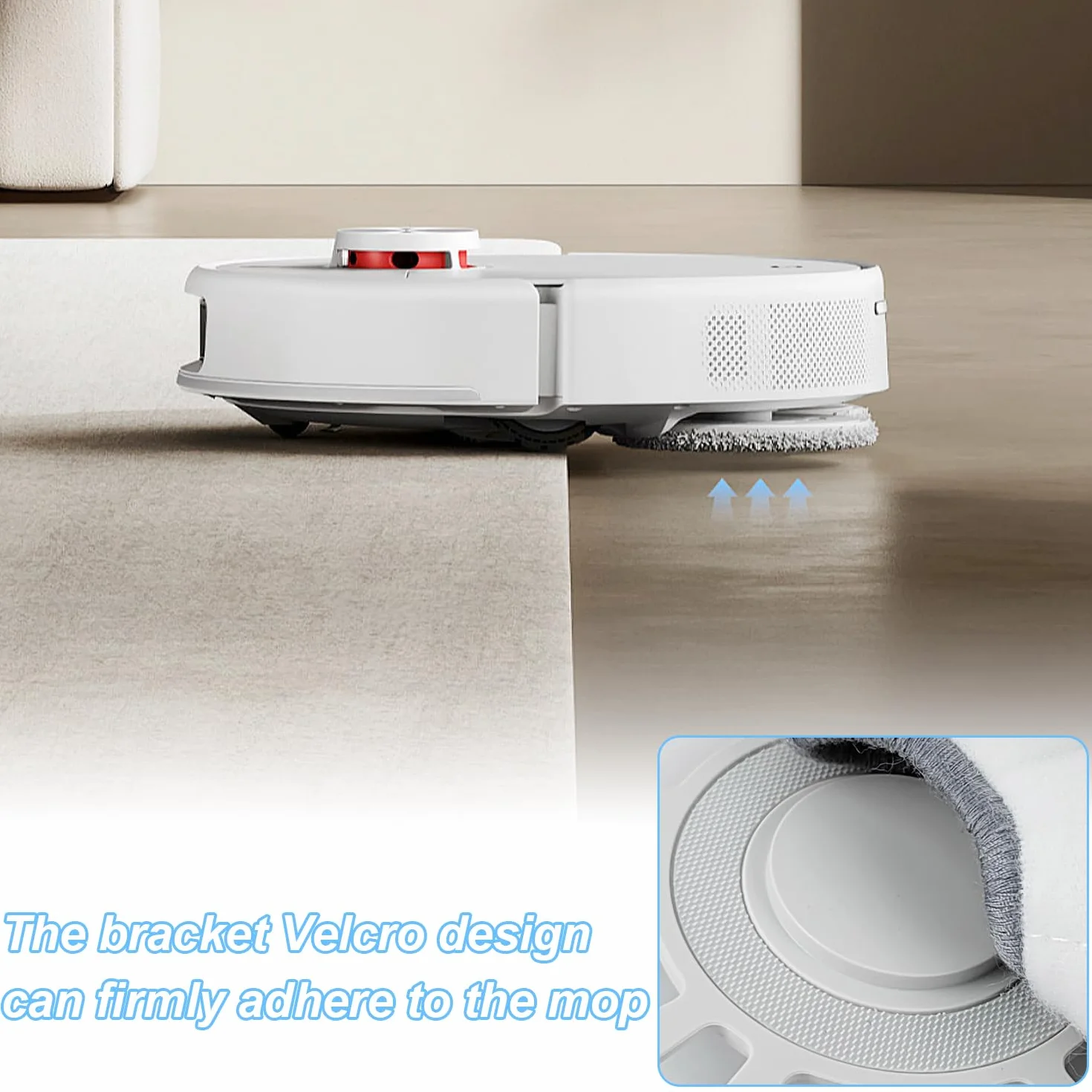 2 sztuki mopa czyszczącego do Dreame l10s Ultra ze stojakiem, wymienna nasadka do mopa Dreame l10s Pro Ultra Heat, wydajne czyszczenie, łatwa wymiana, nadaje się do robotów odkurzających Dreame