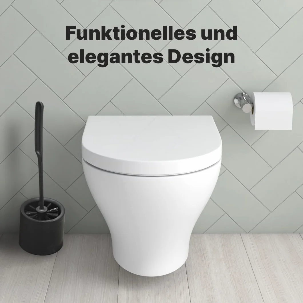York Szczotka do WC Czarny