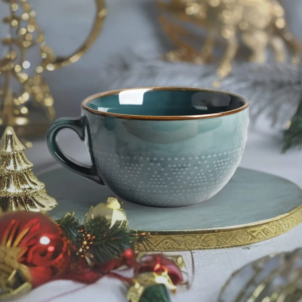 Filiżanka do kawy 700 ml z kamionki XXL kubek ceramiczny