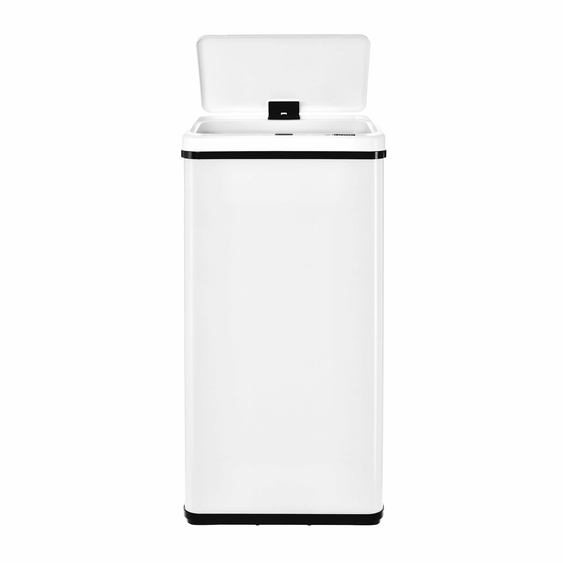 WELL HOME inteligentny kosz na śmieci bez nóżek z automatycznym otwieraniem lub kontaktem ręcznym, 60 l, wysokość: 79,5 (x 35,5 x 26), biały