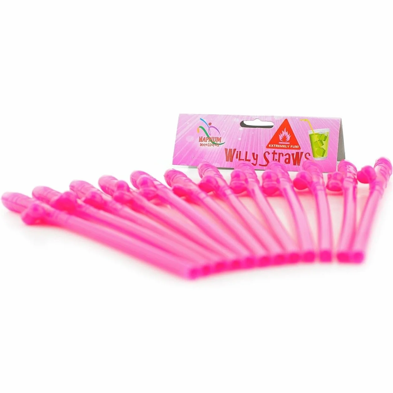12 sztuk niegrzecznych słomek do picia, słomki wielokrotnego użytku, plastikowe, dla dziewcząt, na wieczór, na imprezę, do baru, na wieczór panieński, urodziny, ślub, różowe, 12 szt