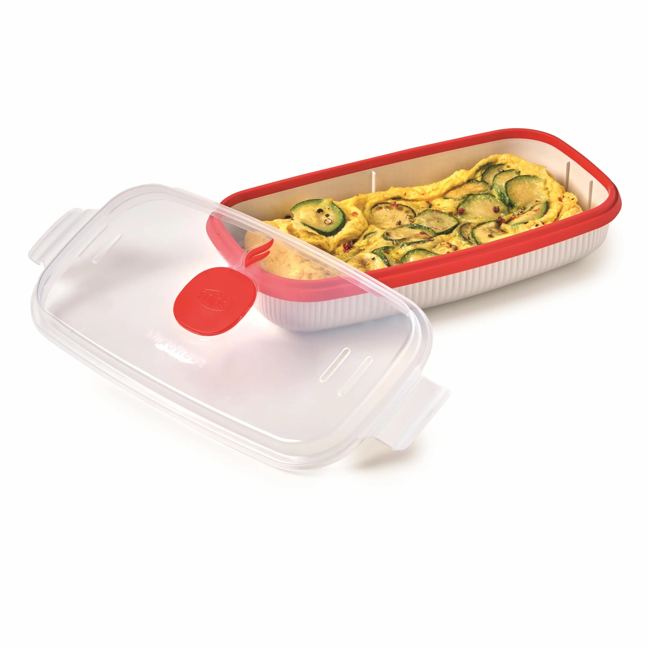 Snips | Jajka, omlet i omlet do kuchenki mikrofalowej | 0,75 l | kolor biały | Linia Tempozero | 24 x 12,5 x 6 cm | BPA Free | Made in Italy