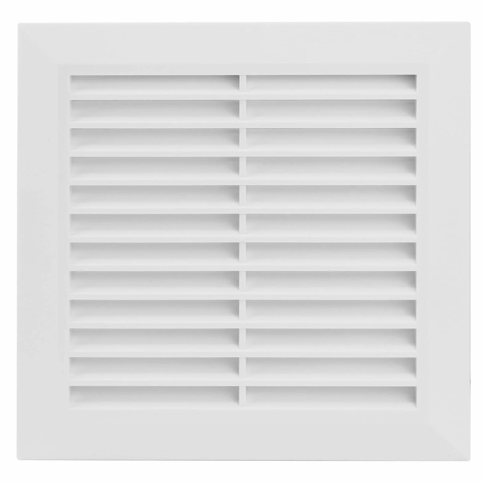 Biała Kratka Wentylacyjna 100 Mm / 4" z Siatką Przeciw Owadom I Okrągłym Łączem Rur Kanałowych/Osłona Wentylacyjna Kanałowa T61