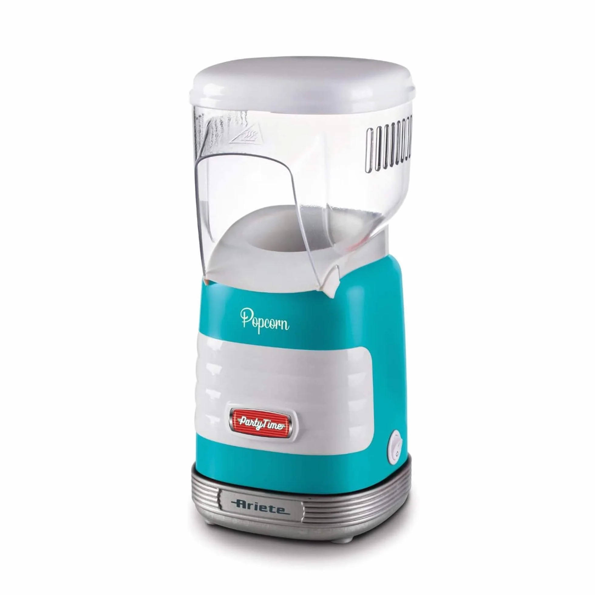 Ariete 2956 maszyna do popcornu, 1100 W, na 60 g kukurydzy, popcorn gotowy w 2 minuty, niebieski