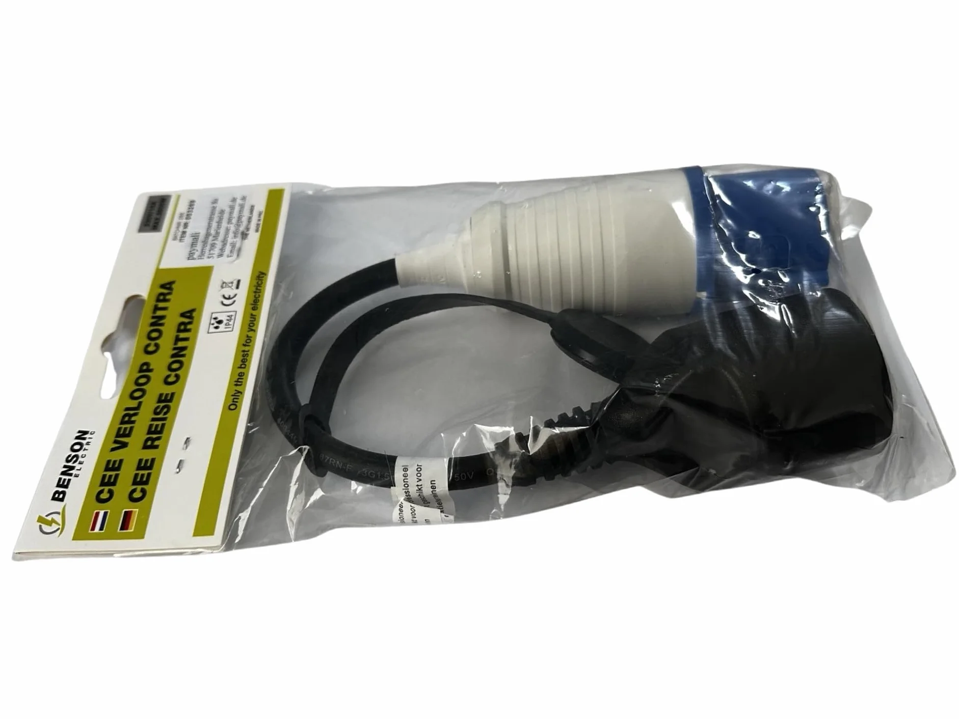 CEE Adapter 230 V/16 A adapter prądu CEE wtyczka na gniazdo Schuko IP44