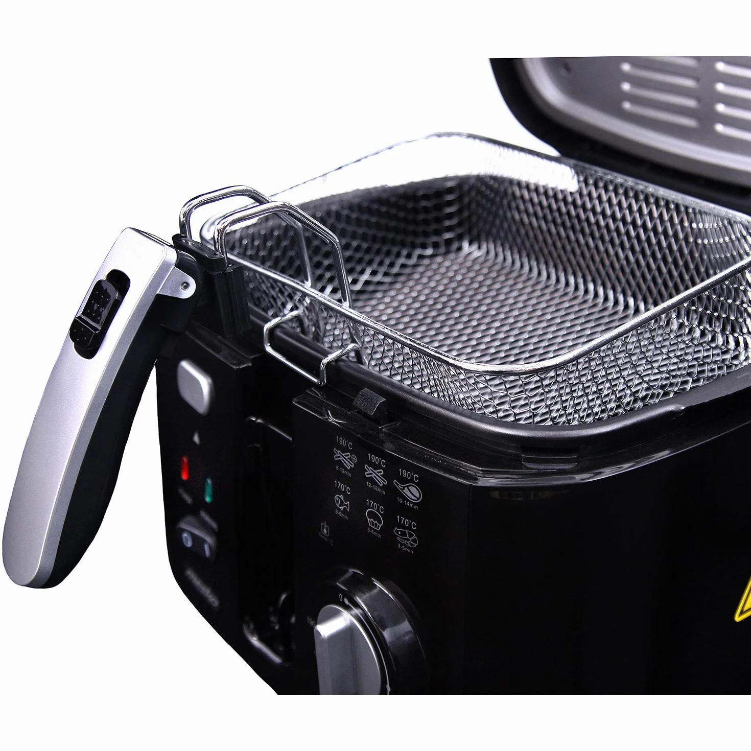Adler Mesko Frytkownica, Czarny/Srebrny, 2.5 l