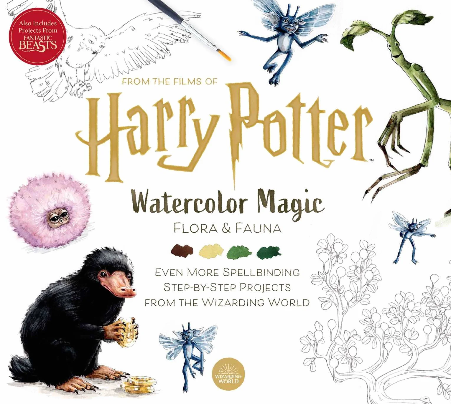 Harry Potter: Watercolor Magic: Flora & Fauna