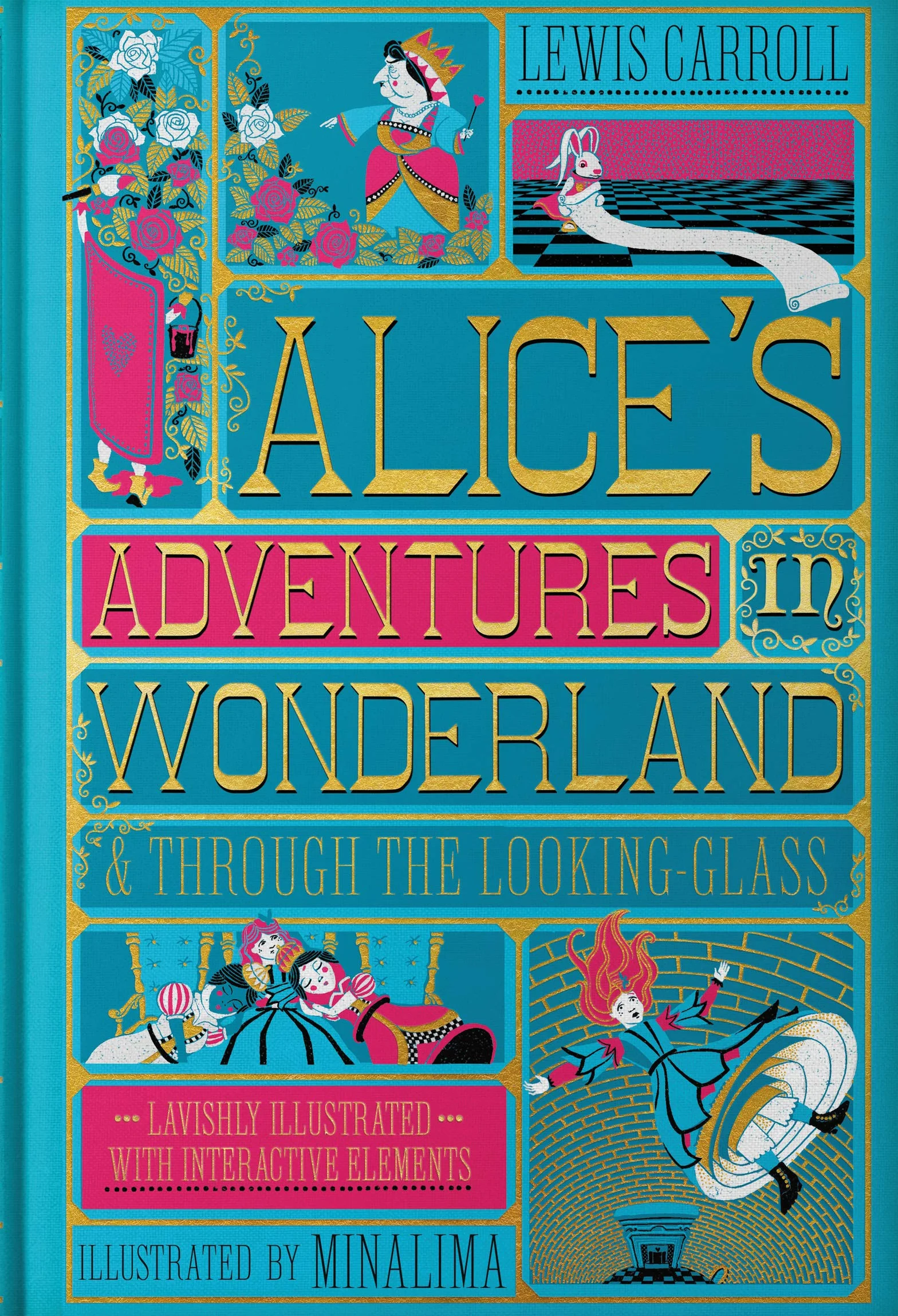 Alice's Adventures in Wonderland (Minalima Edition): (Illustrated with Interactive Elements)