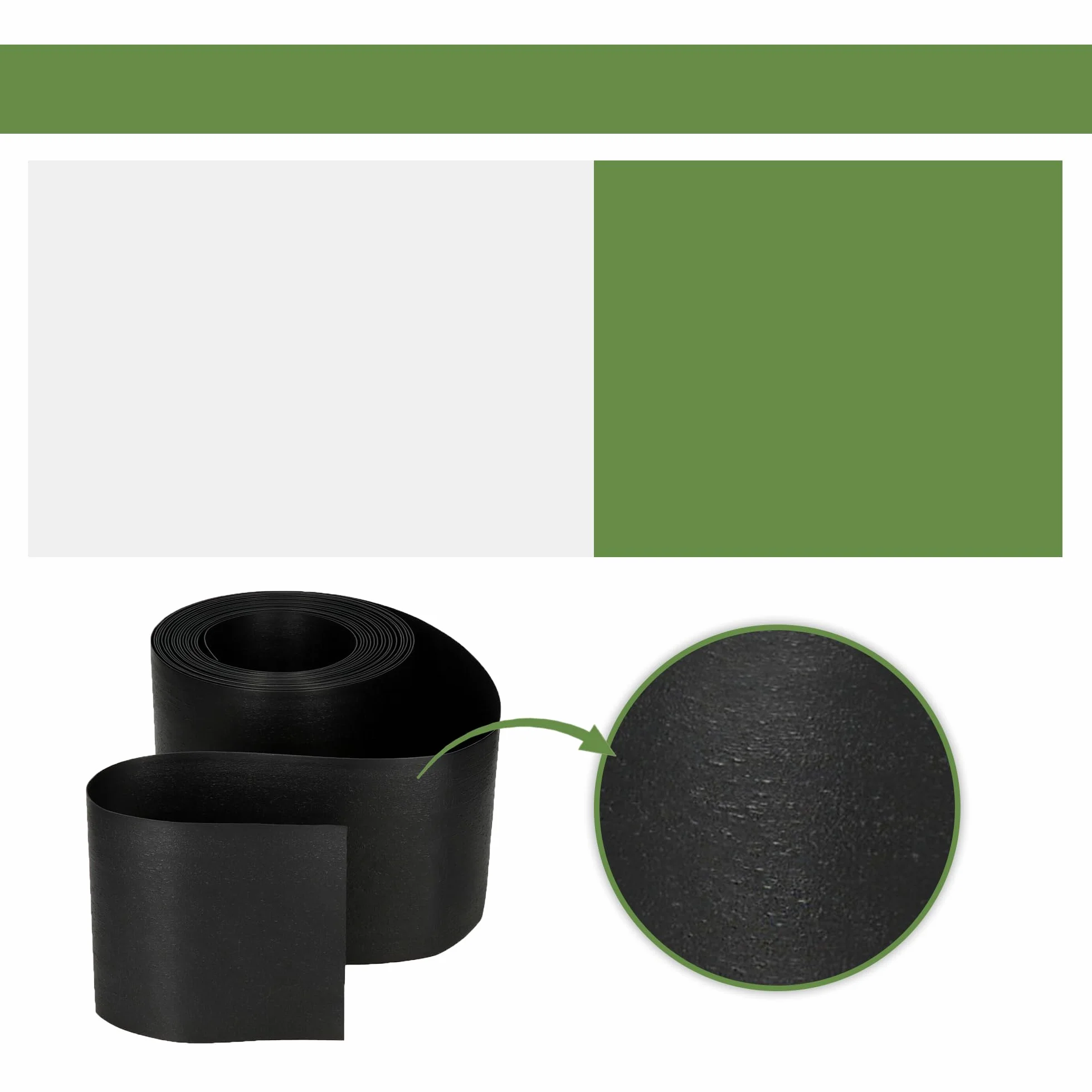 GARDENIX TapeBORDER obrzeże trawnikowe z tworzywa sztucznego, długość 10 m, wysokość 14 cm, kolor czarny