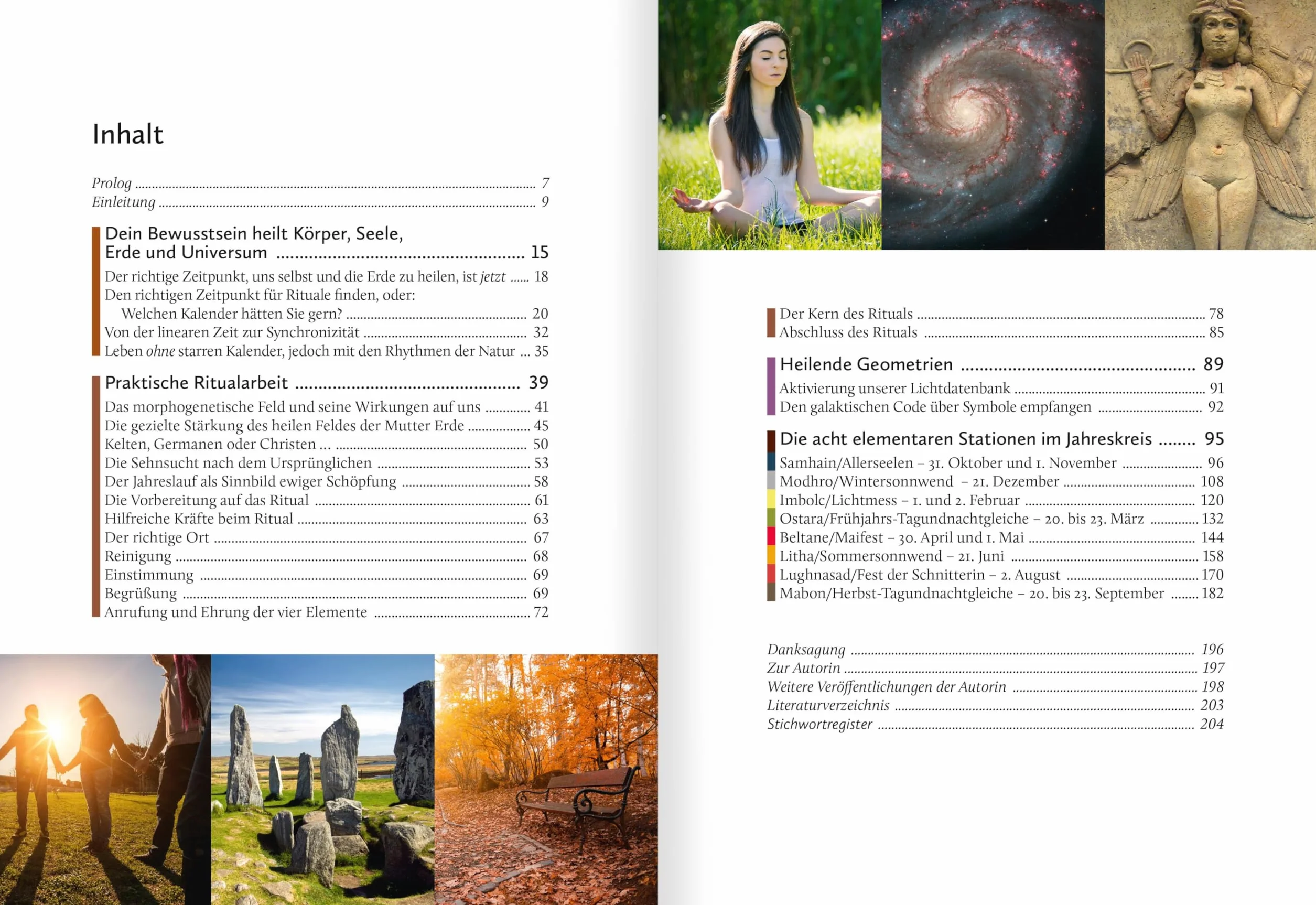 Rituale im Jahreskreis. Harmonisierung und Selbstheilung im Rhythmus der Natur: Mit kraftvollen Symbolen und Seelenmeditationen
