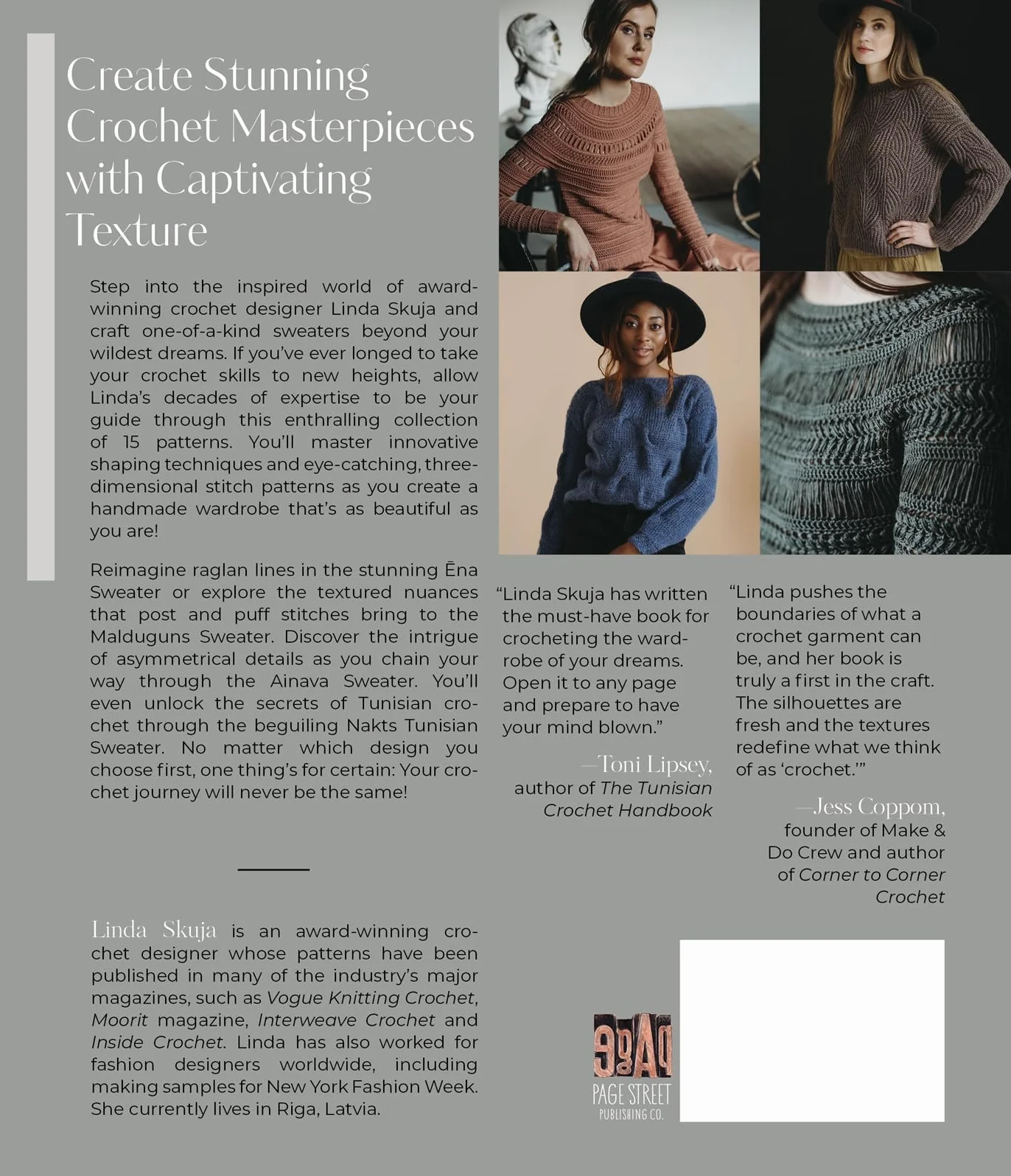Crochet Sweaters with a Textured Twist: 15 Timeless Patterns for Gorgeous Handcrafted Garments