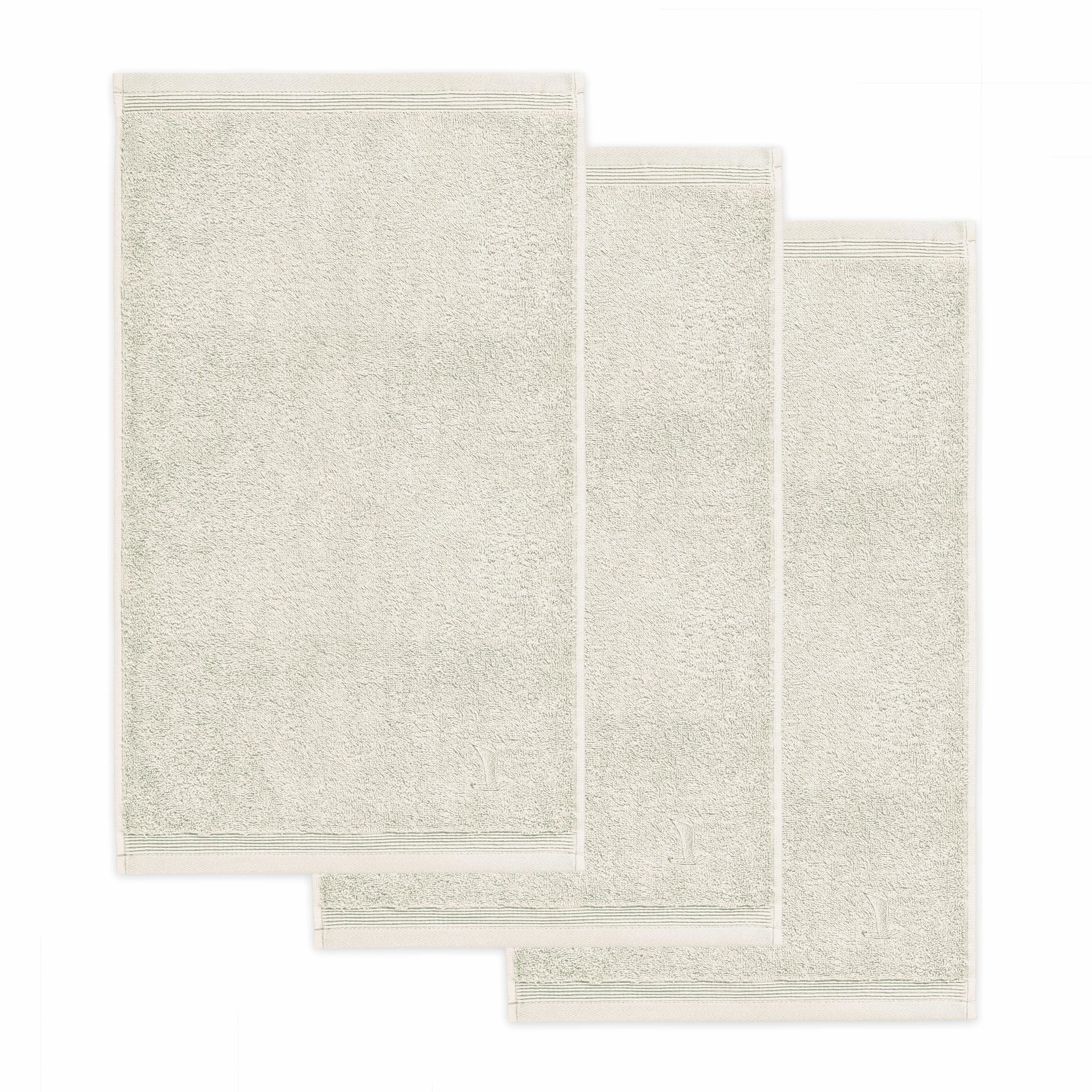 Möve Superwuschel Ręcznik dla gości, 30 x 50 cm, ze 100% bawełny, zestaw 3 szt