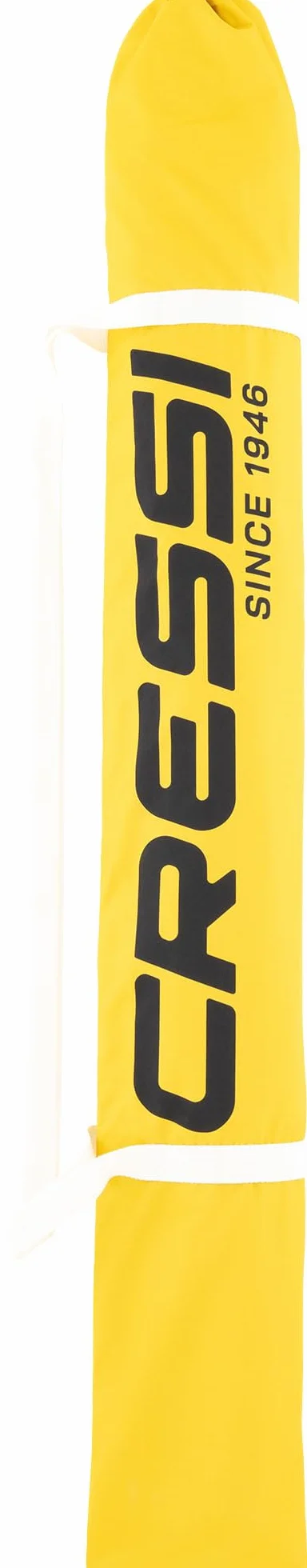 CRESSI Sunshell Umbrella Yellow/Black/White - Lightweight and Portable Outdoor Parasol, for Protection from the Sun and Bad Weather, Ø 200cm, Unisex