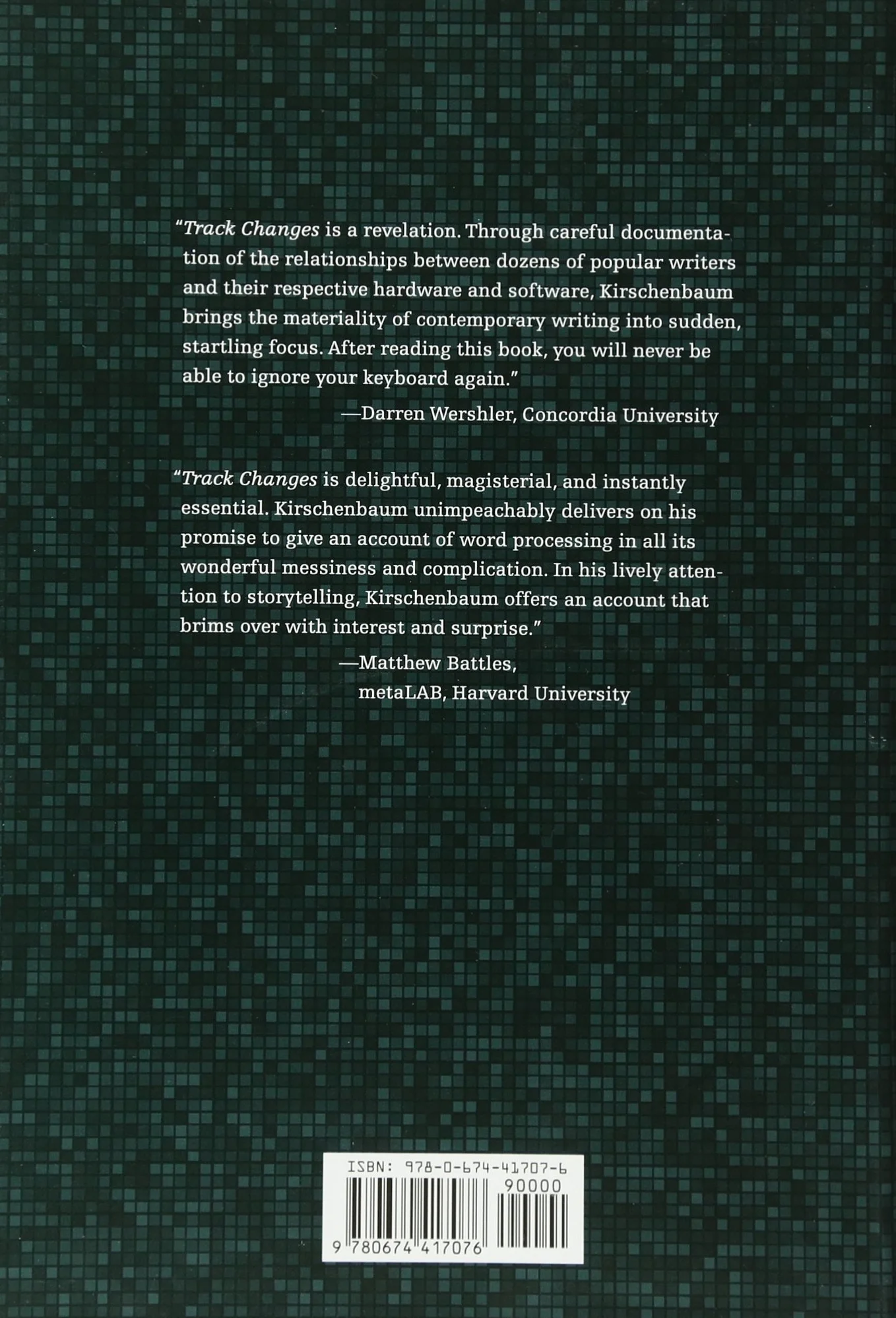 Track Changes: A Literary History of Word Processing