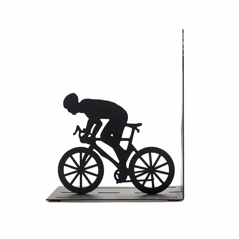 Balvi Podpórki do książek Le Tour Kolor Czarny Rowerzysta na Górze Metal