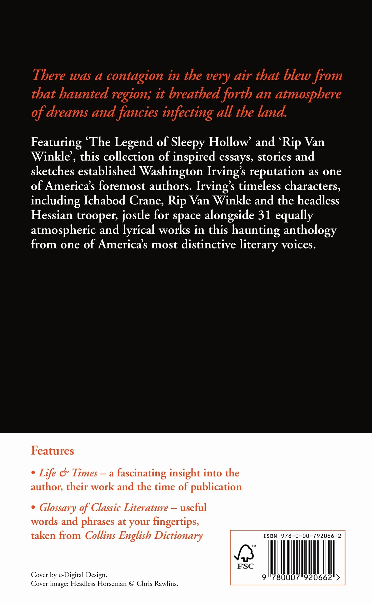 The Legend of Sleepy Hollow and Other Stories: A Gothic Classic Featuring the Headless Horseman and Rip Van Winkle
