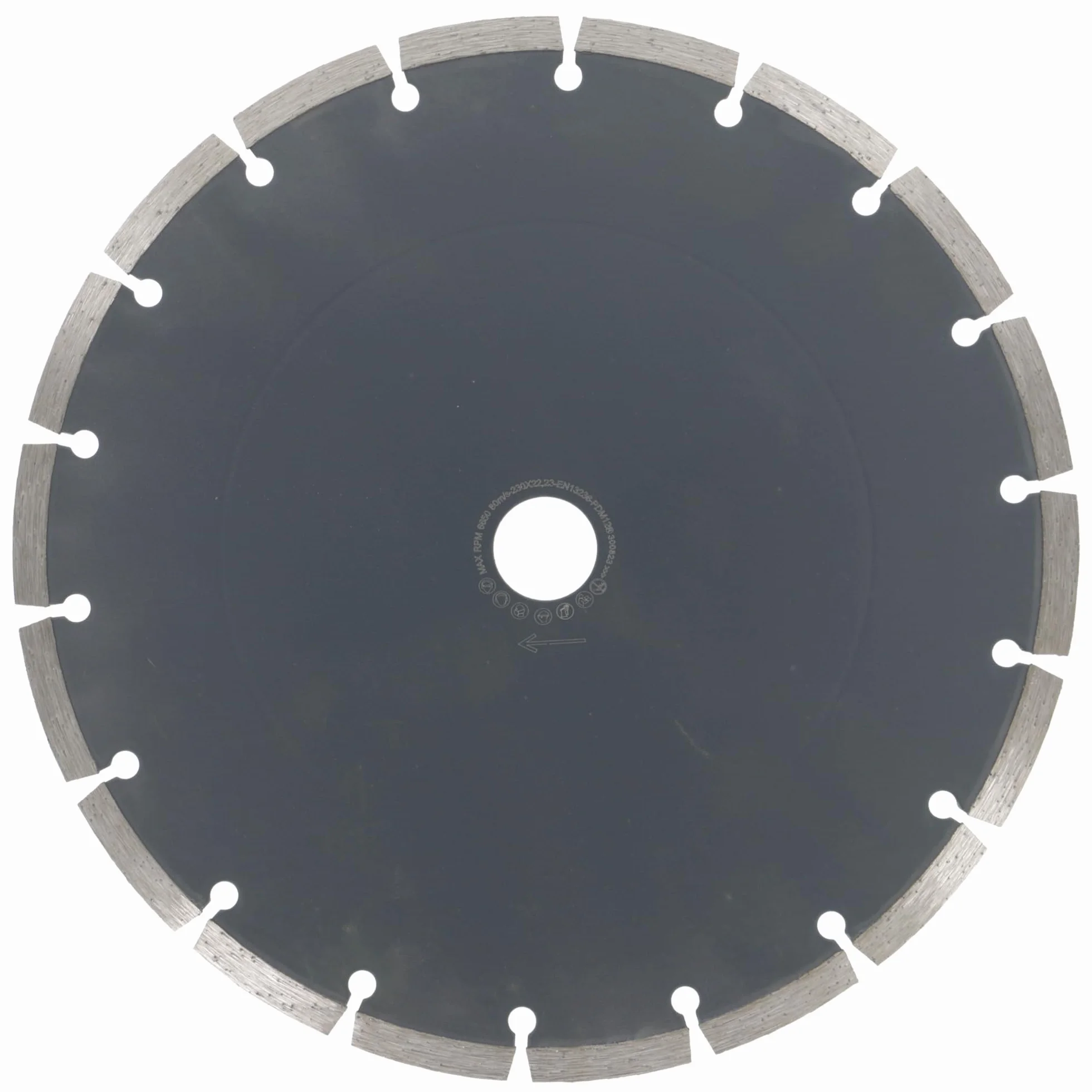 PRODIAMANT Diamentowa tarcza tnąca 230 mm, uniwersalna tarcza tnąca do kamienia, betonu, granitu, muru, cegły, akcesoria szlifierki kątowej