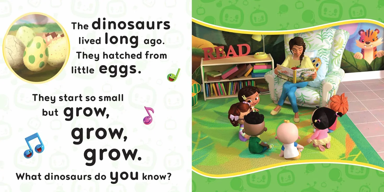 CoComelon Sing-Song: Dinosaur Song: Roar like a dinosaur with this popular song in a cute illustrated board book for children aged 1, 2, 3 and 4 years