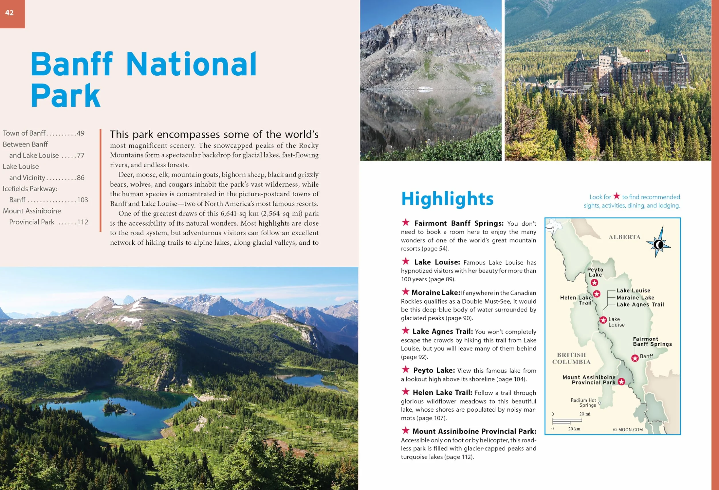 Moon Canadian Rockies: With Banff & Jasper National Parks: Scenic Drives, Wildlife, Hiking & Skiing