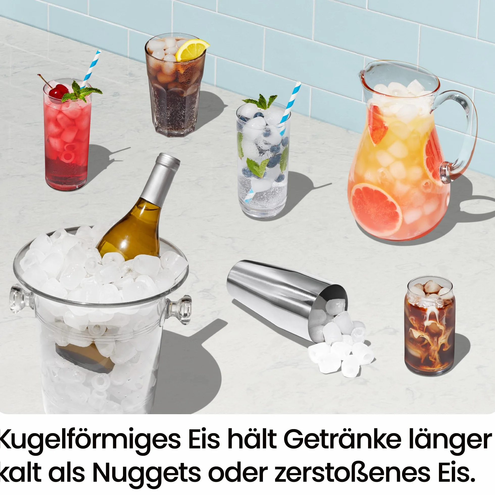 Chefman Iceman Dual-Size Kostkarka do lodu przenośna samoczyszcząca 9 kostek 7 minut 10 kg/24h