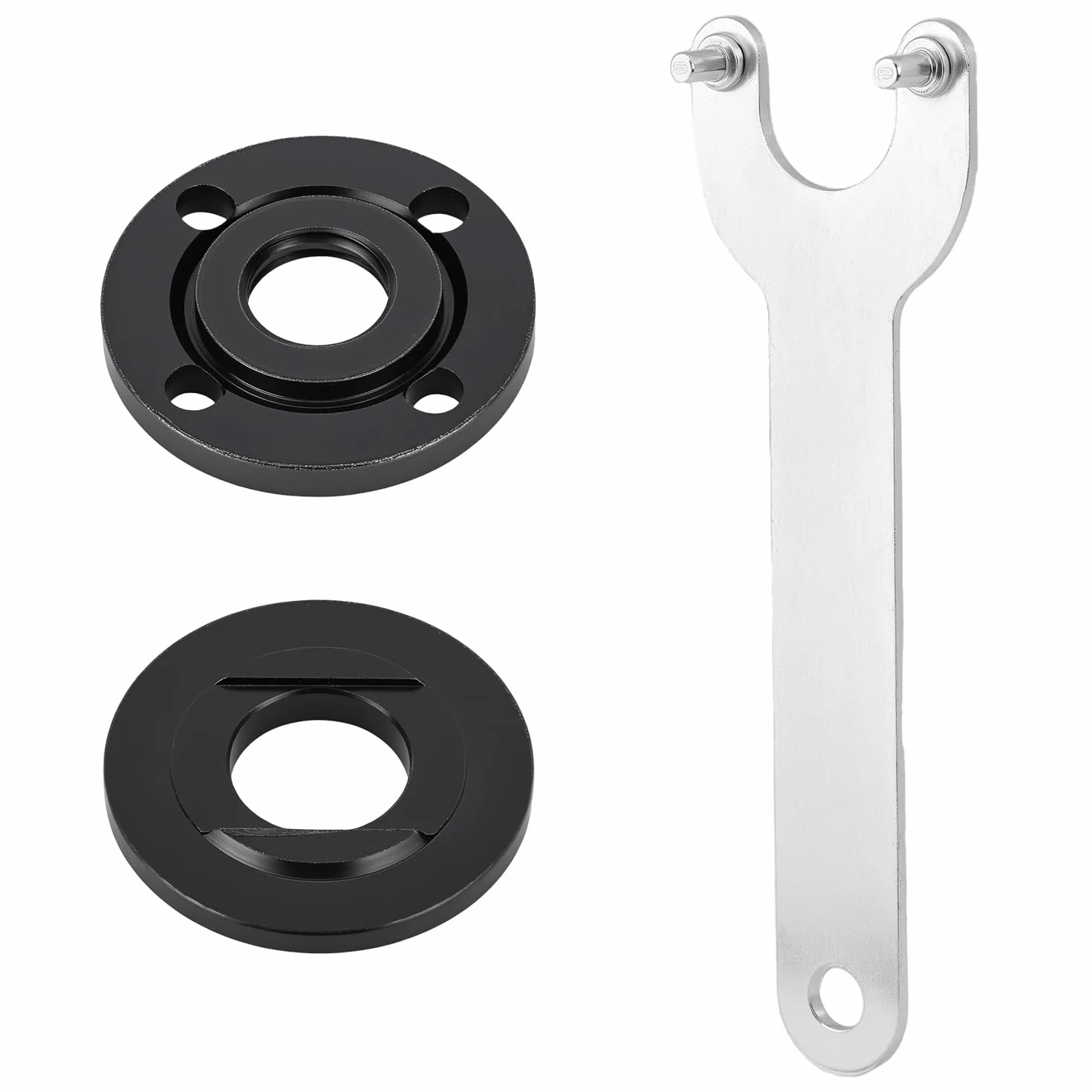 QWORK® Szlifierka kątowa zestaw kluczy kołnierzowych i kołnierzowych do uniwersalnej szlifierki kątowej 125 mm