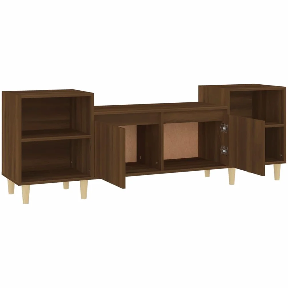 vidaXL Szafka pod telewizor, brązowy dąb, 160x35x55 cm, szafka telewizyjna, szafka pod telewizor, szafka pod tv, szafki telewizyjne