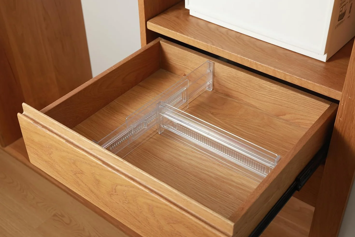 Regulowane Separatory do Szuflad z Tworzywa Sztucznego 27,5-52 cm Organizer