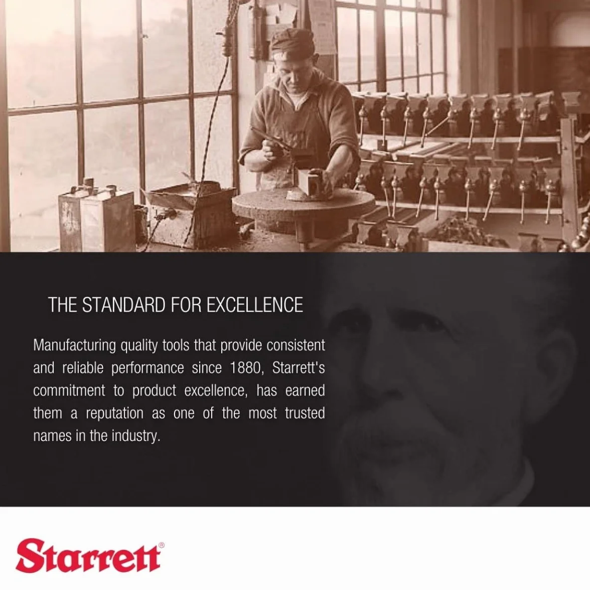 Starrett 117C Dziurkacz środkowy z okrągłym chwytem