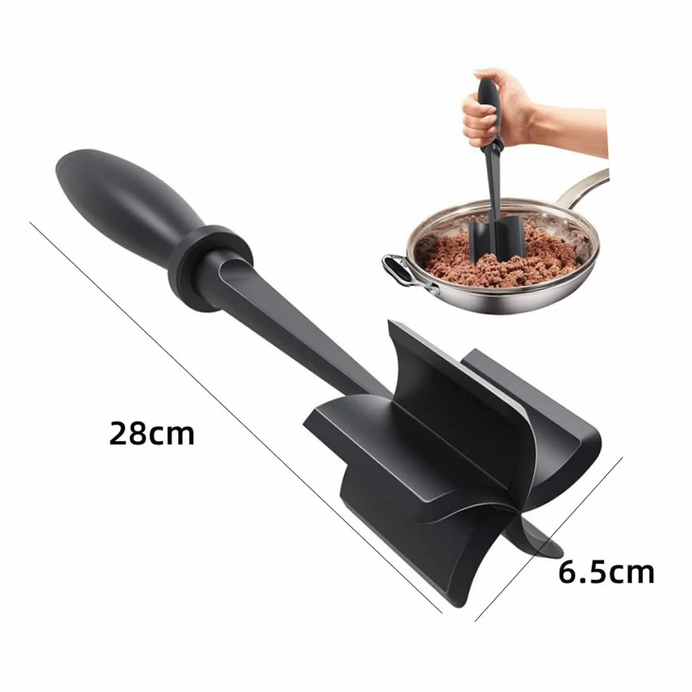 Anicy Rozdrabniacz do mięsa mielonego Beef Masher odporny na wysokie temperatury do wołowiny burgerów warzyw i owoców