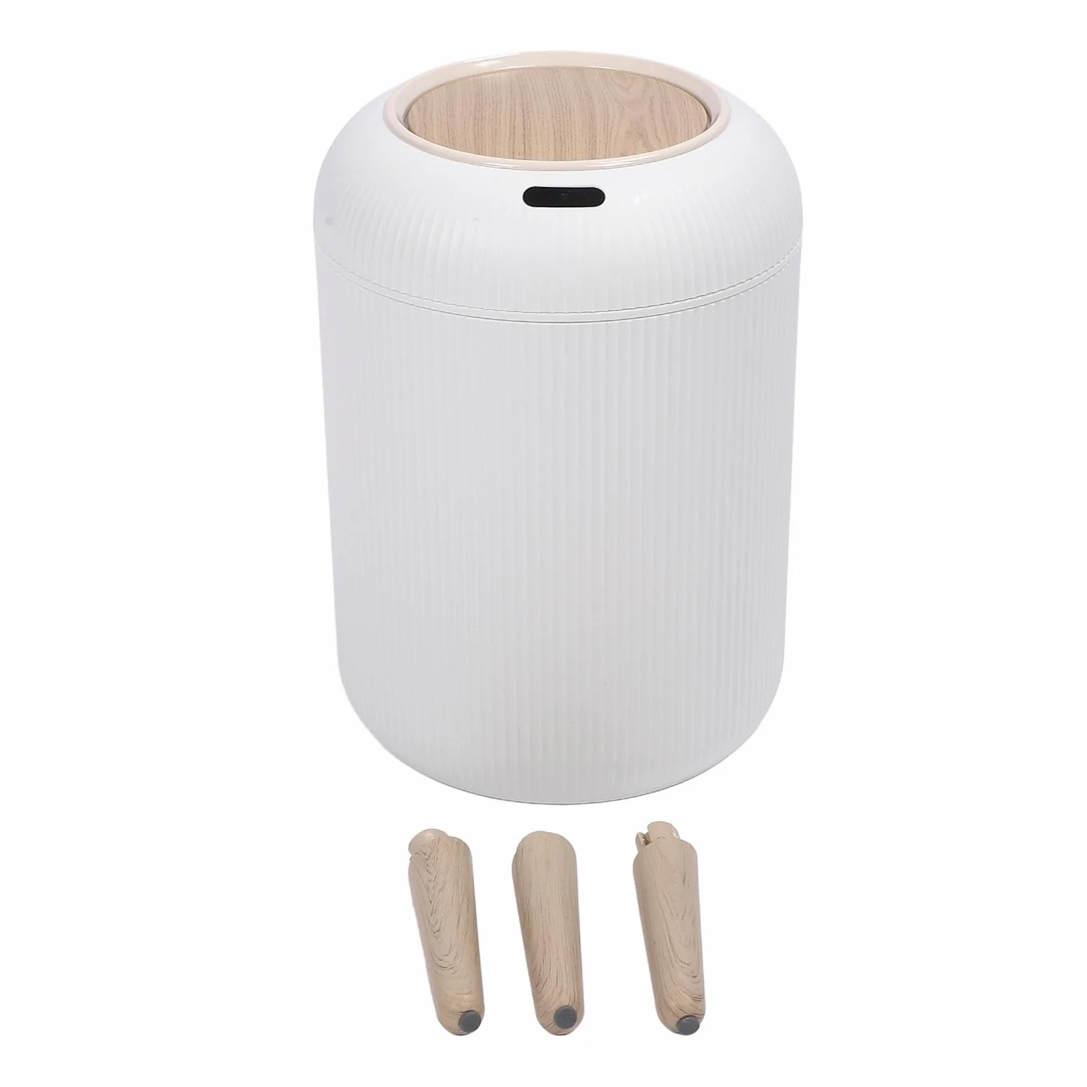 Kosz na śmieci Smart Sensor Kosz na śmieci z Czujnikiem, Wodoodporny, Bezdotykowy, Automatyczny, Odpowiedni do łazienek i Kuchni, w Kolorze ciemnozielonym. (WHITE)
