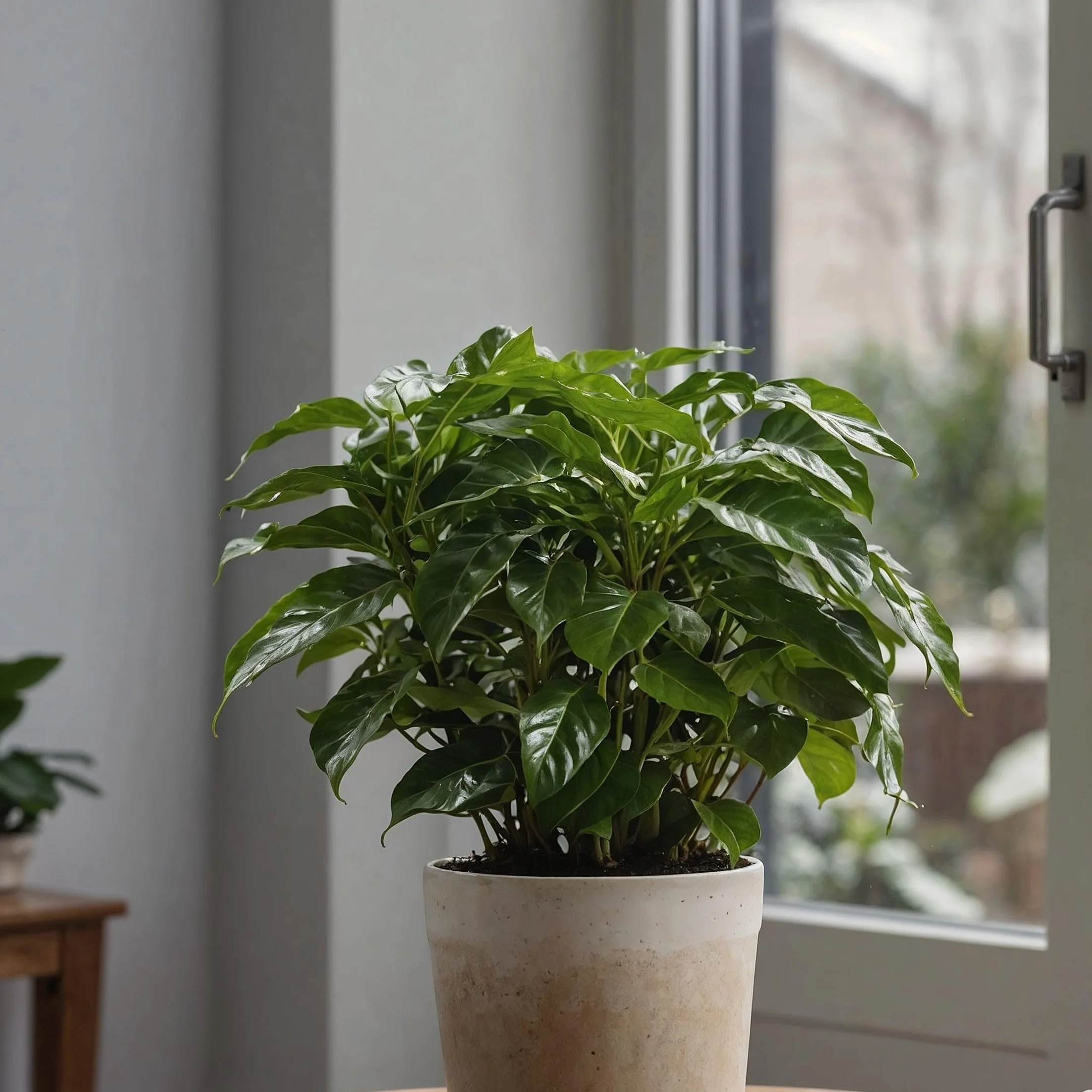 Plant in a Box - Kawowiec - Coffea arabica - Wysokość 25-40cm - Pot 12cm - Roślina doniczkowa - Zielony