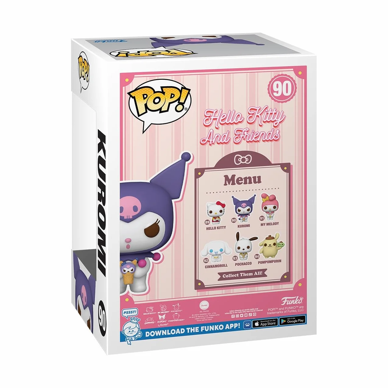Funko POP! Sanrio: HK - Kuromi - Hello Kitty - Kolekcjonerska figurka winylowa - Pomysł na prezent - Oficjalny towar - Zabawki dla dzieci i dorosłych - Fani kreskówek