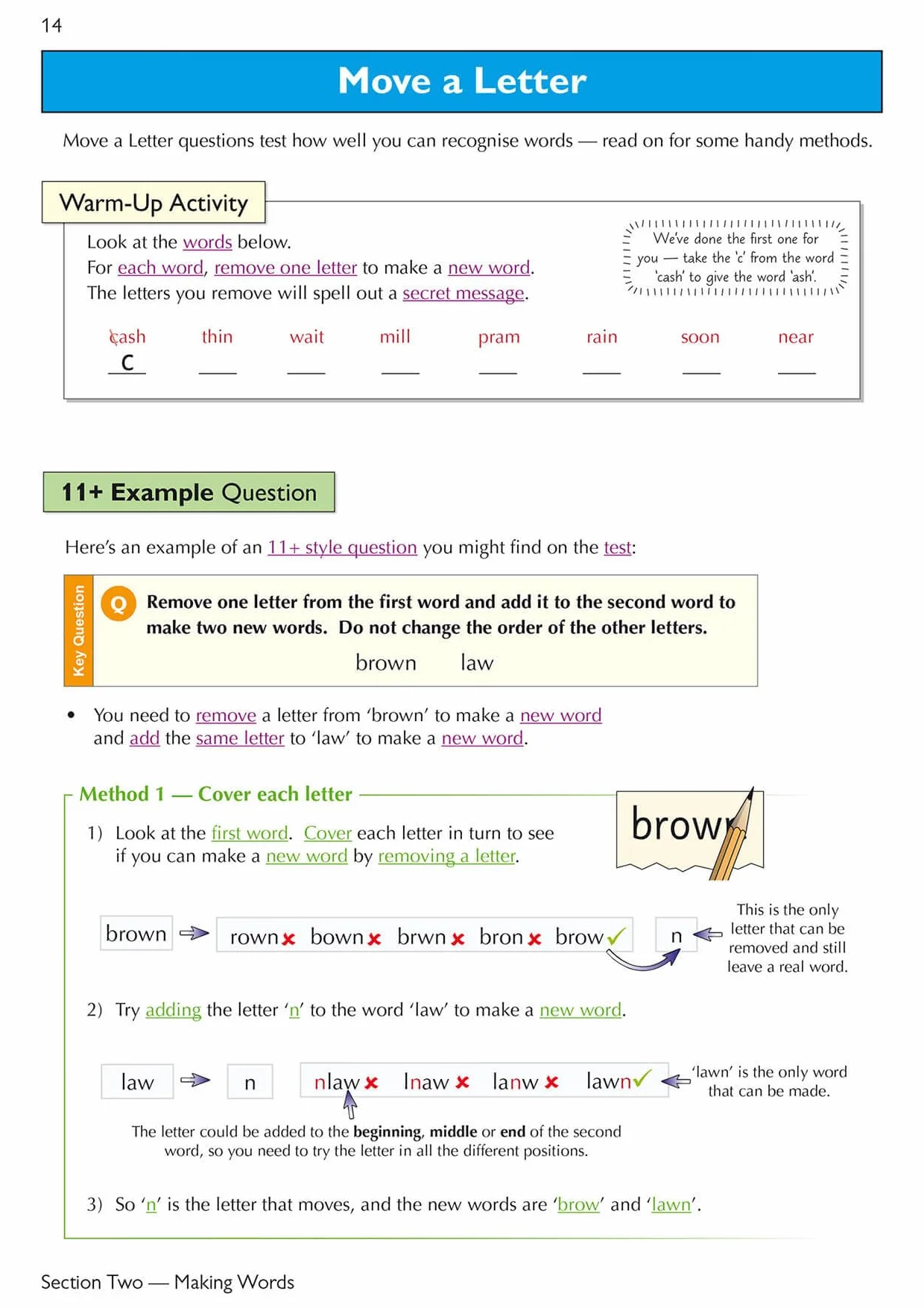 11+ GL Verbal Reasoning Study Book (with Parents’ Guide & Online Edition)