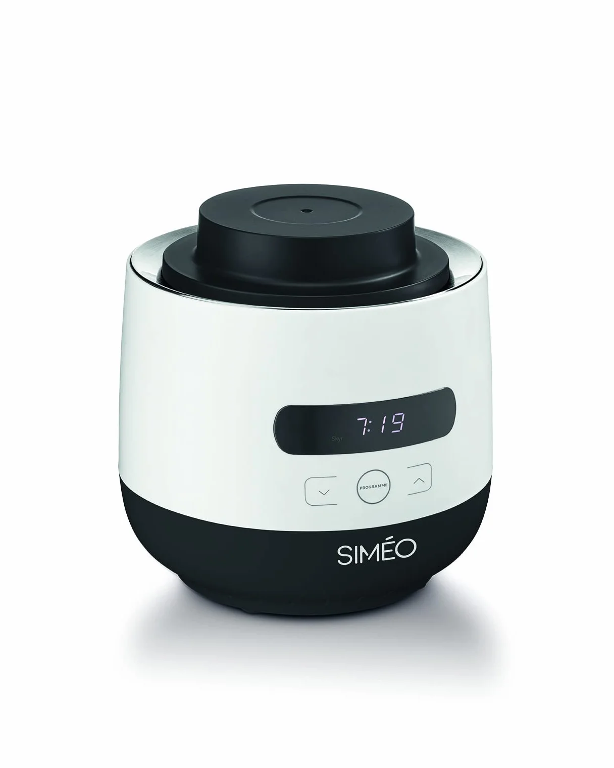 SIMEO - YVA760 20W jogurt do klasycznego domowego jogurtu, z warzywnymi napojami, Skyr, biały ser, świeży, do naczyń - 6 słoików - 19x22,5 cm