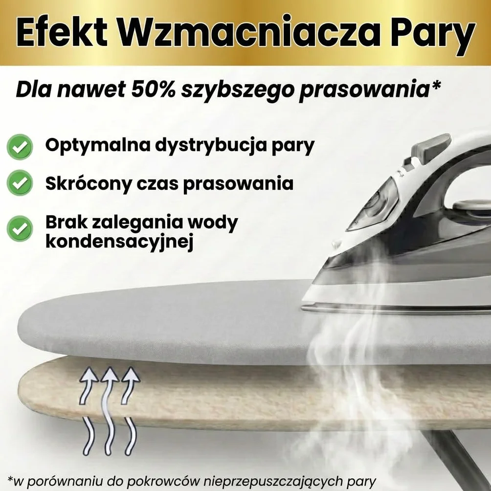 pokrowiec na deskę do prasowania, 120 x 40 cm, do żelazka parowego, 100% bawełna, wygodna wyściółka, elastyczna | Pokrowiec na deskę do prasowania (jasnoszary/Uni, M)