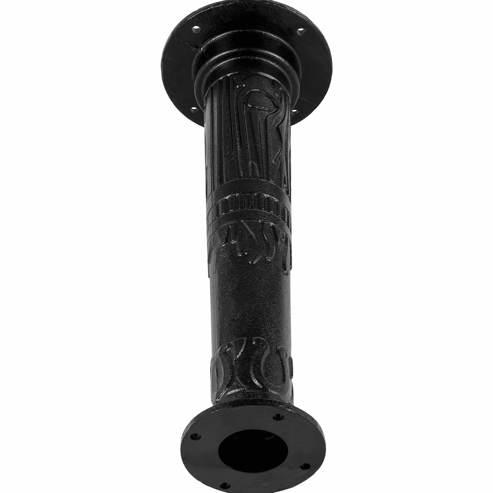 VEVOR stojak na pompę korbową, żeliwny stojak do pompy, 23,7 x 23,7 x 66 cm, z farbą natryskową, grubość 8 mm, czarny, do ogrodu, stawu, podwórka
