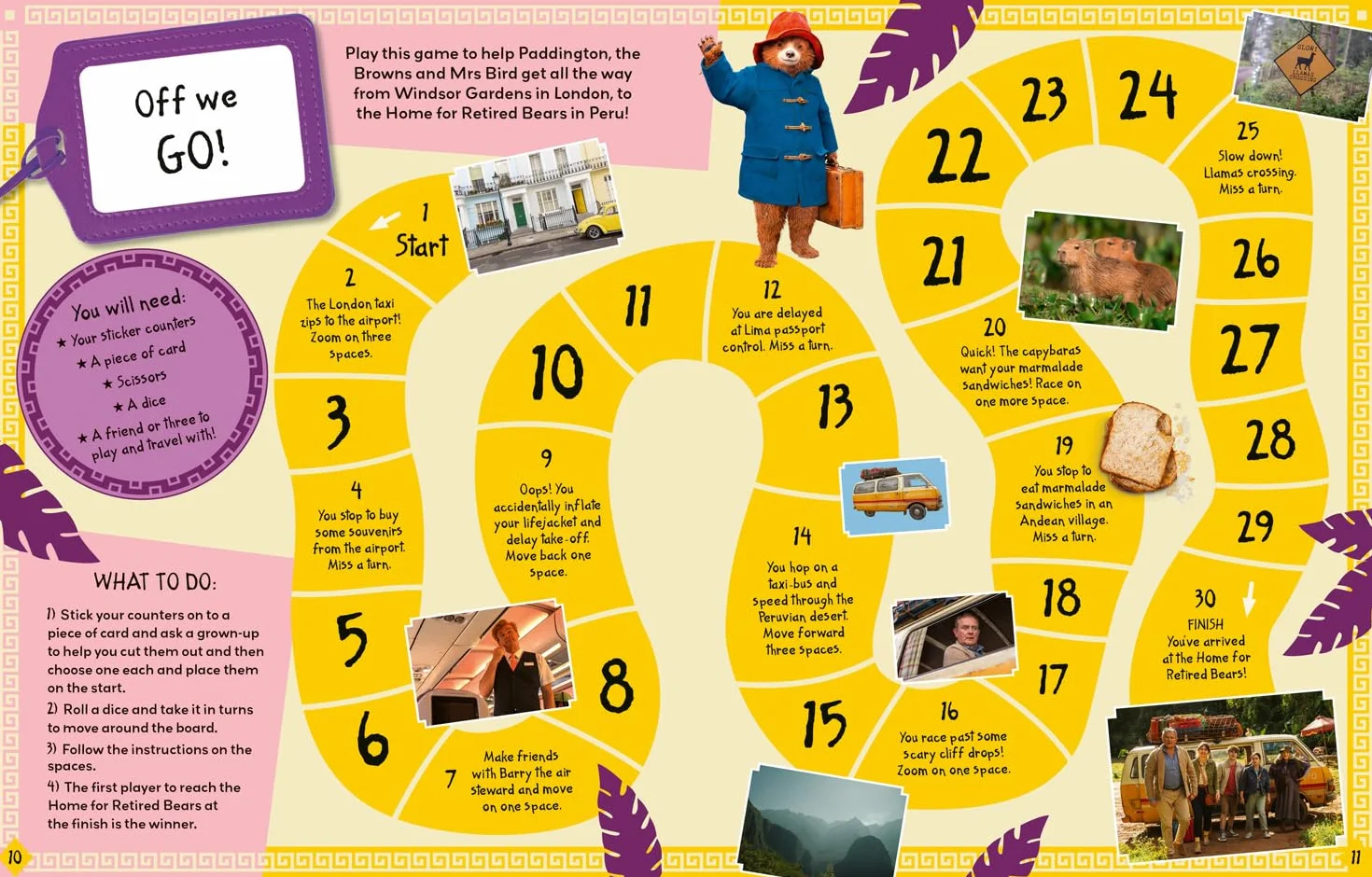 Paddington in Peru: Movie Sticker Activity Book: The official sticker activity book of the third Paddington movie!