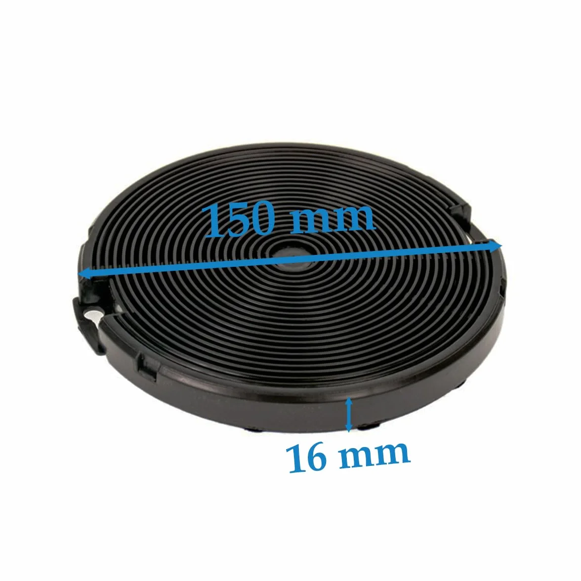 4 x filtr z węglem aktywnym pasujący do EFF75 AEG Electrolux 4055093712 Faber 112.0067.944 112.0254.245 Franke 112.0067.942 NYTTIG FIL400 do okapów kuchennych