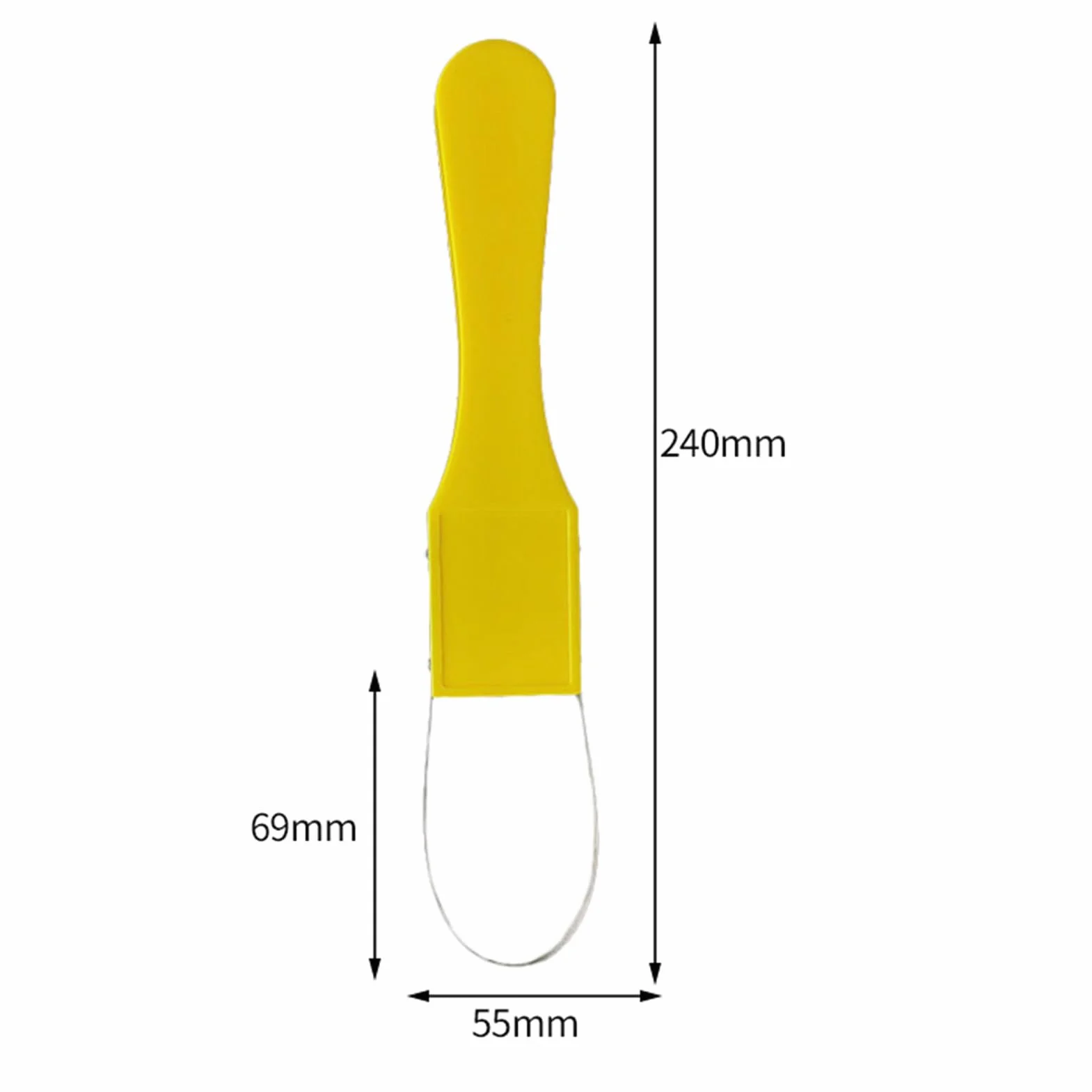 Narzędzie do Chwastów Przenośny Ręczny Chwastownik do Pielenia, Spulchniania, Sadzenia, Ogrodnictwa Długość 9,45 Cala (YELLOW)