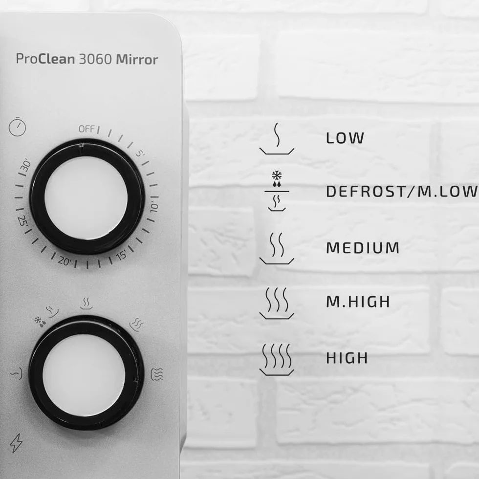 Cecotec Proclean Mikrofalówka 20 l Srebrny